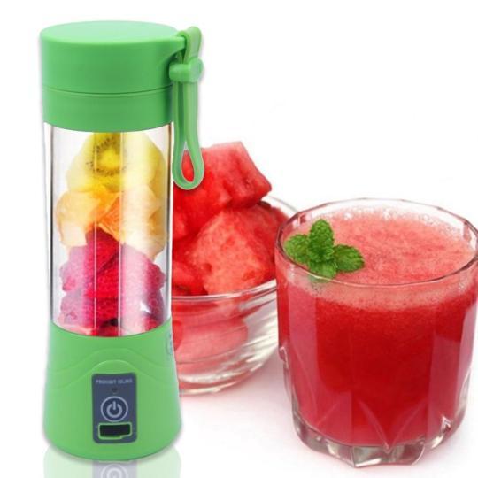 Mini Liquidificador Mixer Juice Garrafa Portátil USB Recarre