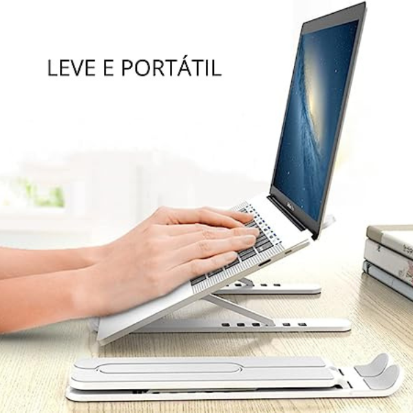 Suporte Notebook Ajustável Base Tablet Netbook Ergonômico Do