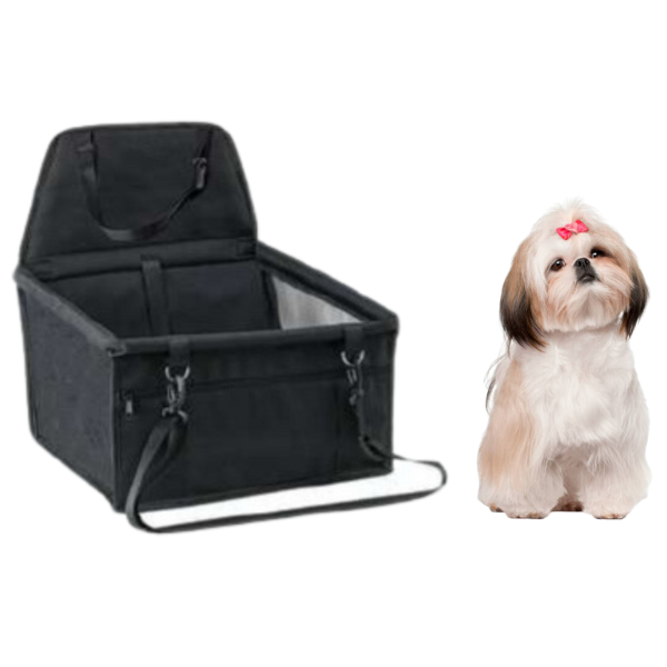 Assento Cadeirinha Carro Cachorro Cães Gatos (PRETO)