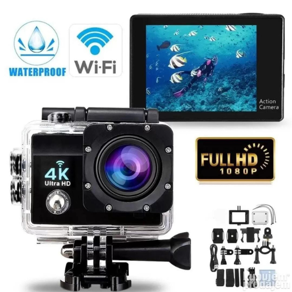 Câmera Filmadora Action Pro 4K Sports ULTRA-HD Wi-fi